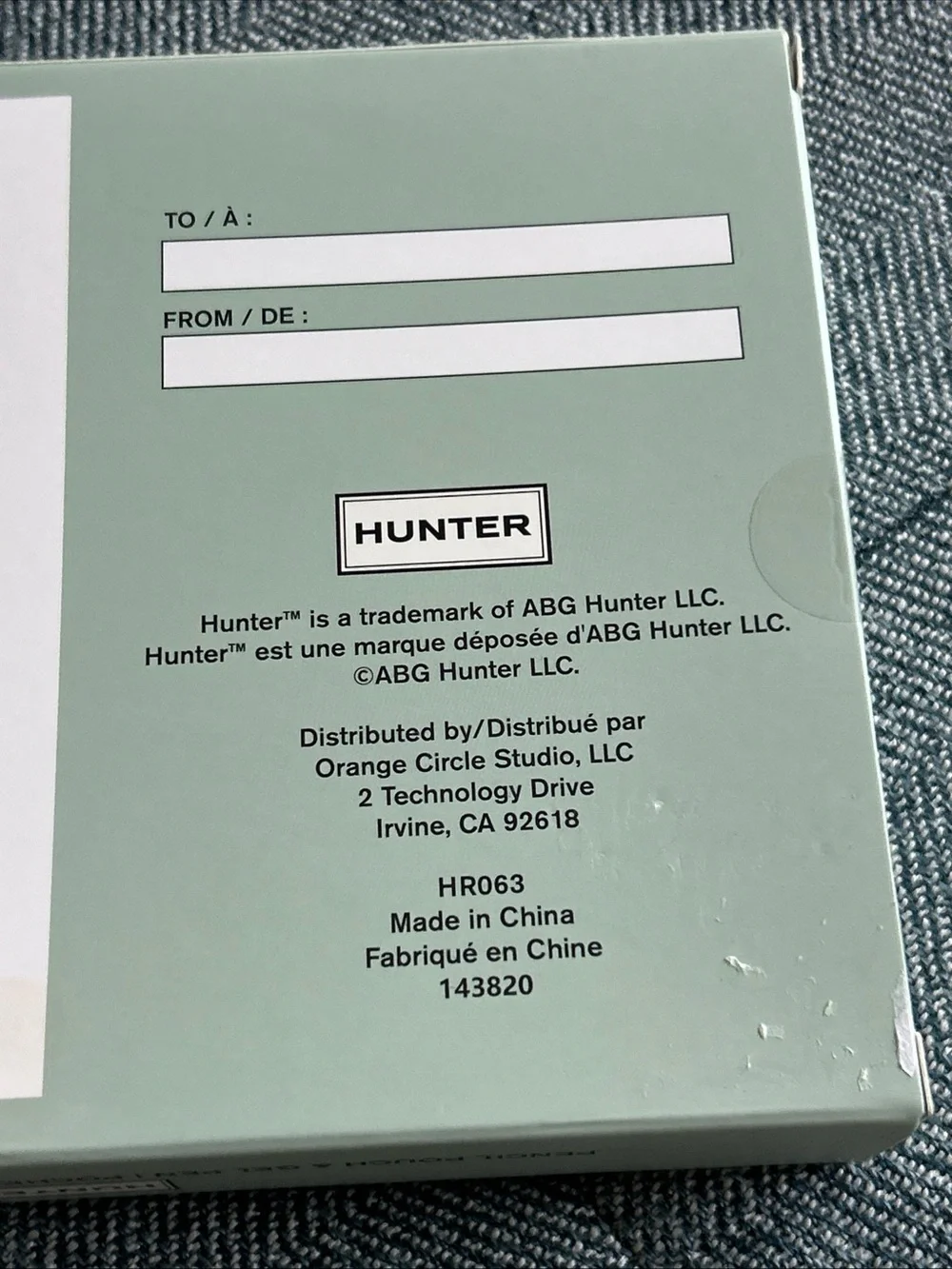 BRAND NEW! HUNTER Brand - Pencil Pen Pouch & Gel Pen Boxed Gift Set - NIB